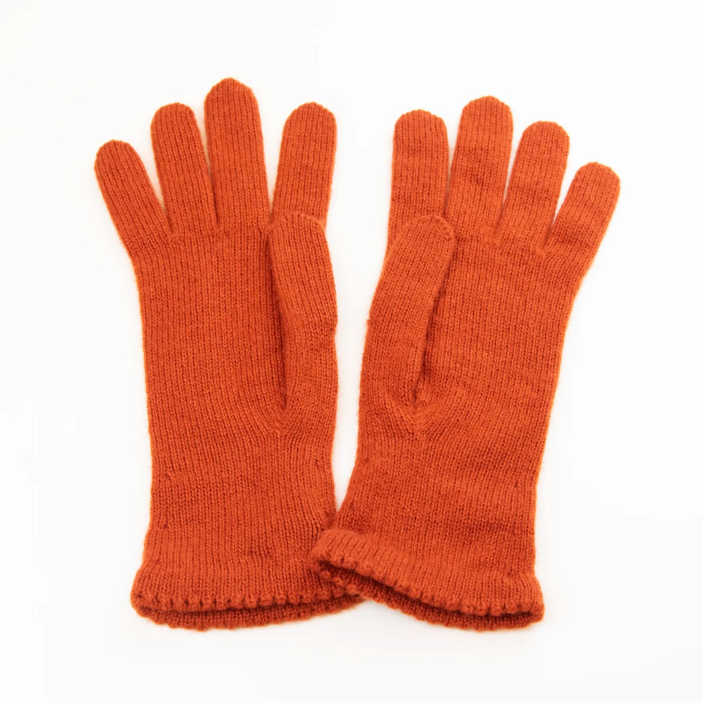 Guanto da donna coccio in 100% Cashmere, morbido e confortevole, Made in Italy, con pregiata manifattura artigianale.
