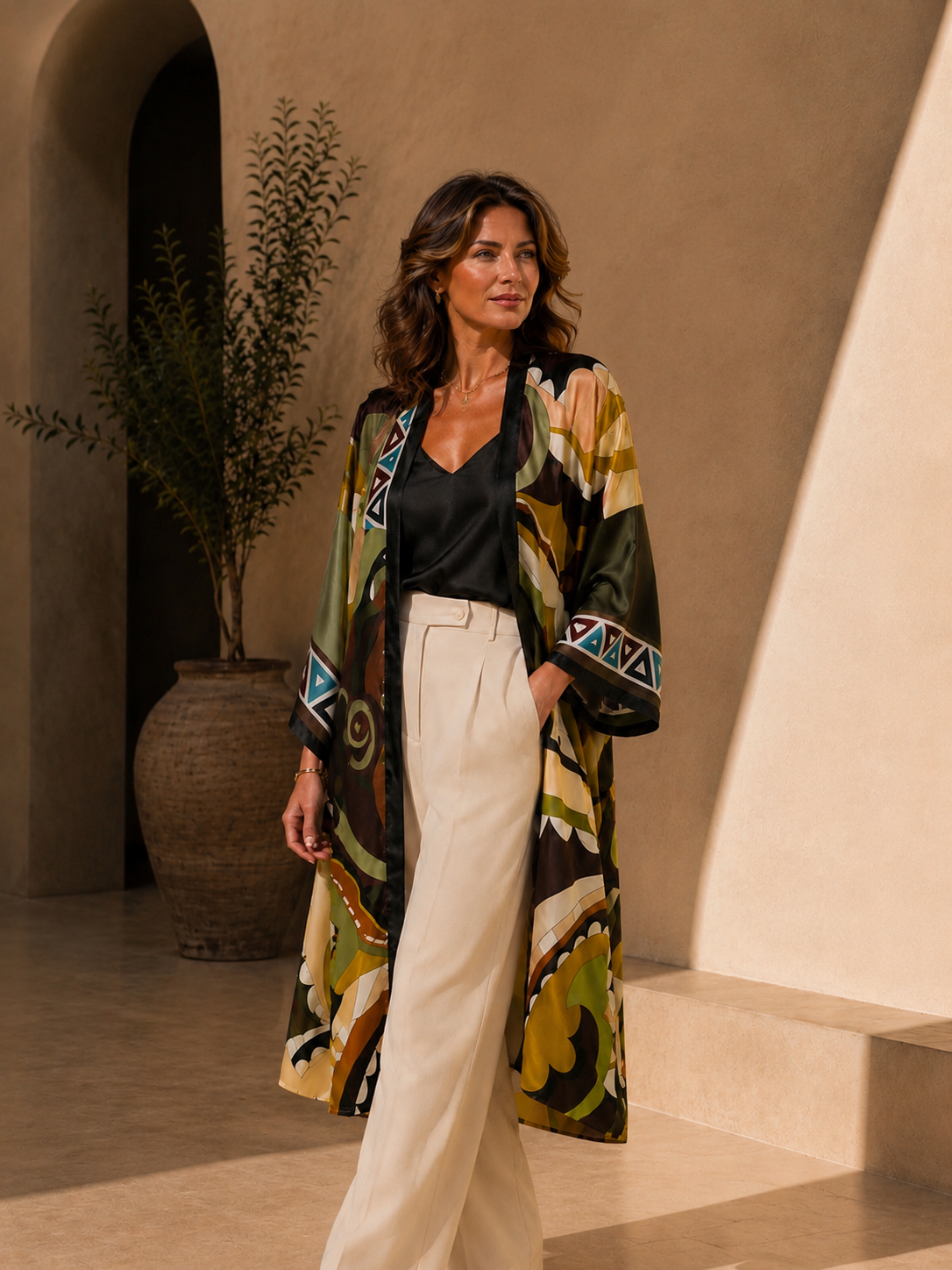 Kimono e Cardigan in 100% Seta