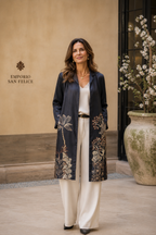 Cardigan “doppio tessuto - double face” Twill di Seta Made in Italy • Sete di Como •