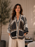 Kimono corto in Twill di Seta Made in Italy - Sete di Como -