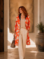 Cardigan “doppio tessuto - double face” Twill di Seta Made in Italy • Sete di Como •