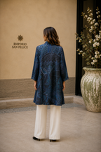 Cardigan “doppio tessuto - double face” Twill di Seta Made in Italy • Sete di Como •