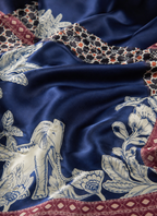 Kimono lungo in Twill di Seta Made in Italy - Sete di Como -