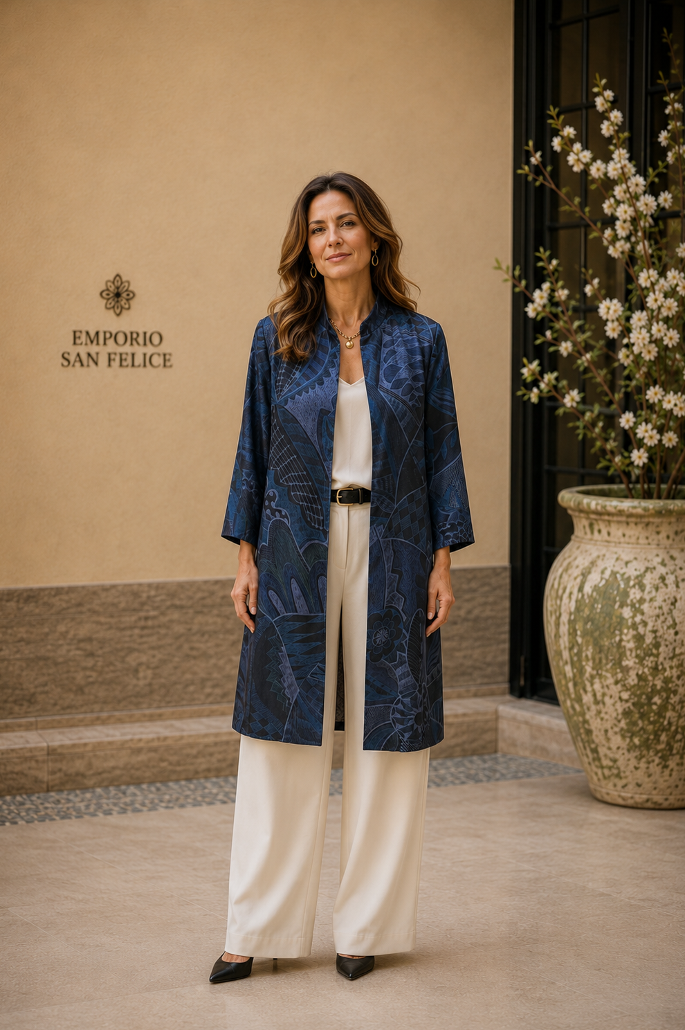 Cardigan “doppio tessuto - double face” Twill di Seta Made in Italy • Sete di Como •