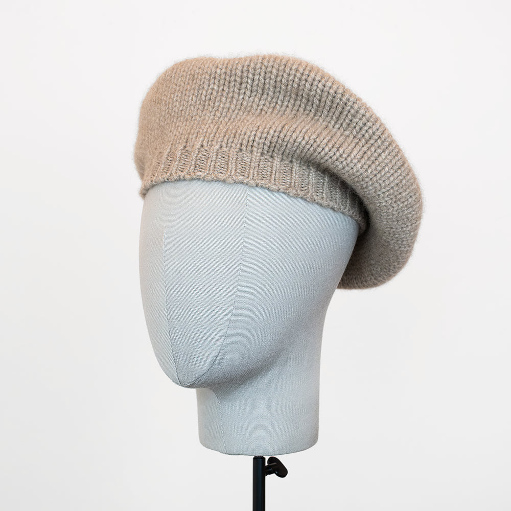 100% cashmere beret