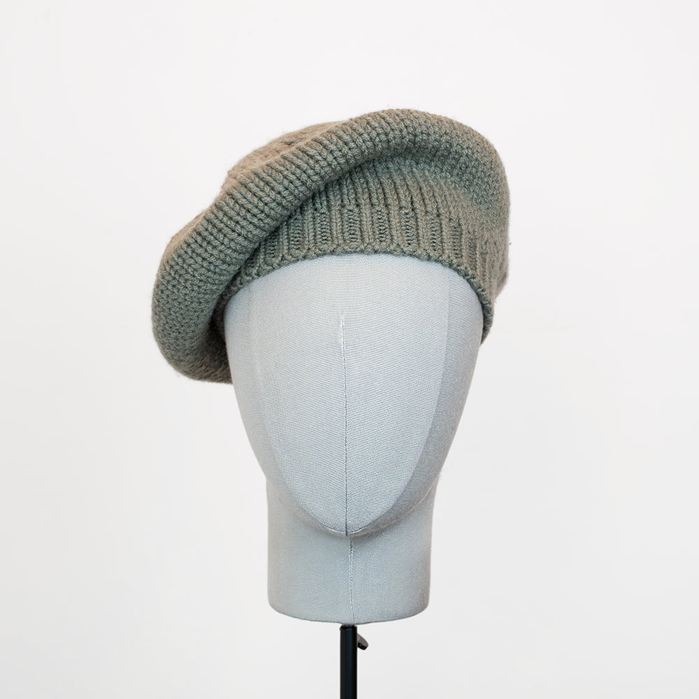 100% cashmere beret