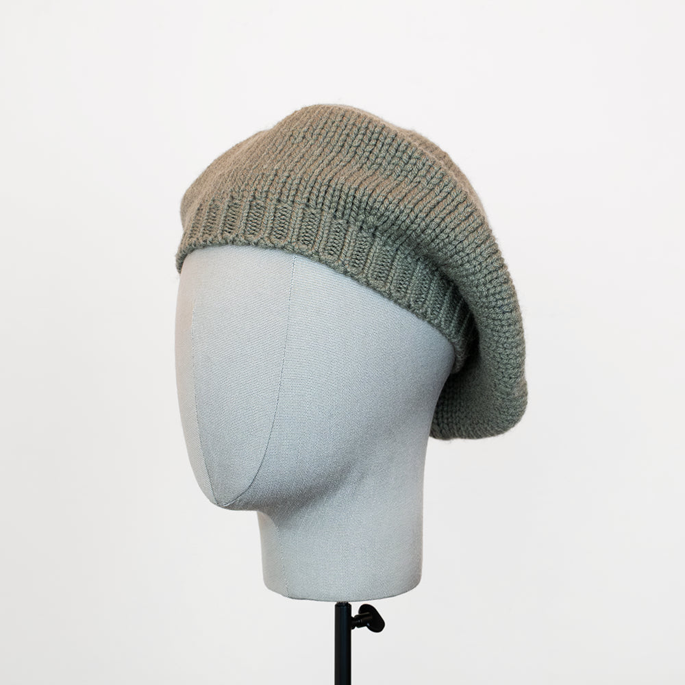 100% cashmere beret