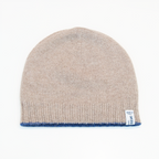 Cuffia double face in 100% cashmere