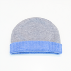 Cuffia double face in 100% cashmere
