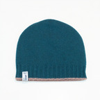 Cuffia double face in 100% cashmere