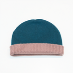 Cuffia double face in 100% cashmere
