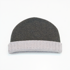 Cuffia double face in 100% cashmere