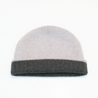 Cuffia double face in 100% cashmere
