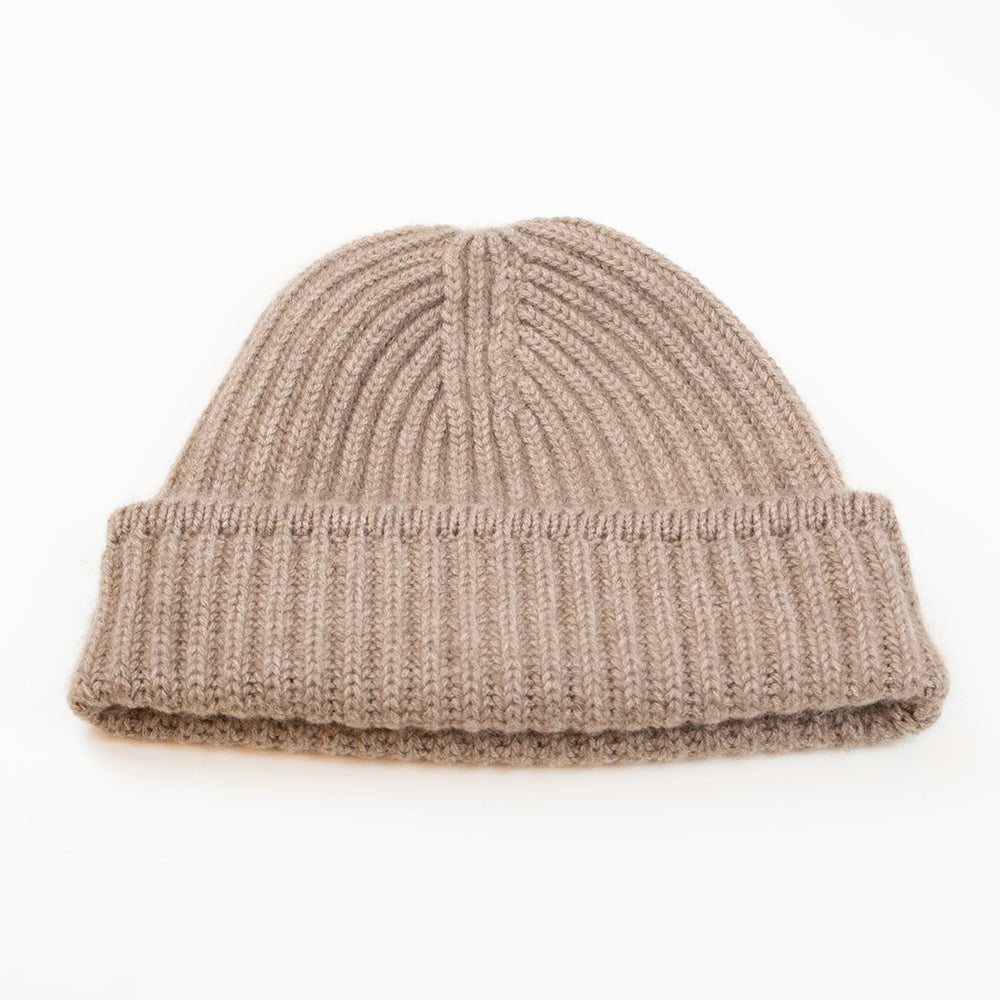 Cuffia pesante costa inglese in 100% cashmere