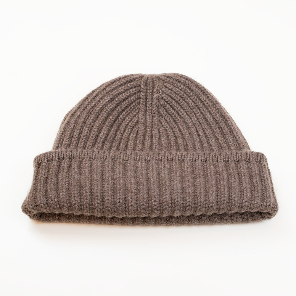 Cuffia pesante costa inglese in 100% cashmere