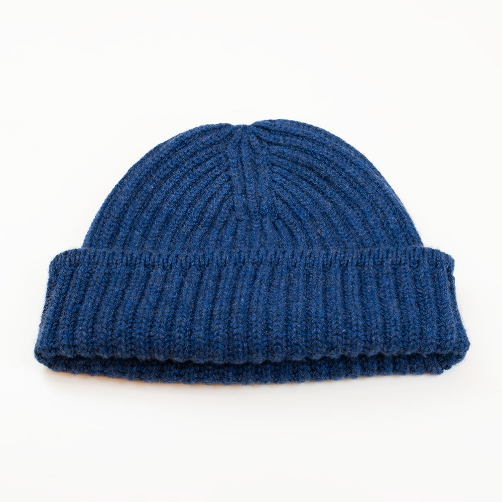 Cuffia pesante costa inglese in 100% cashmere