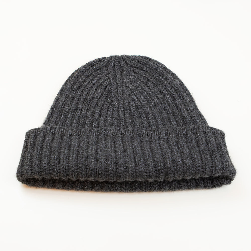 Cuffia pesante costa inglese in 100% cashmere