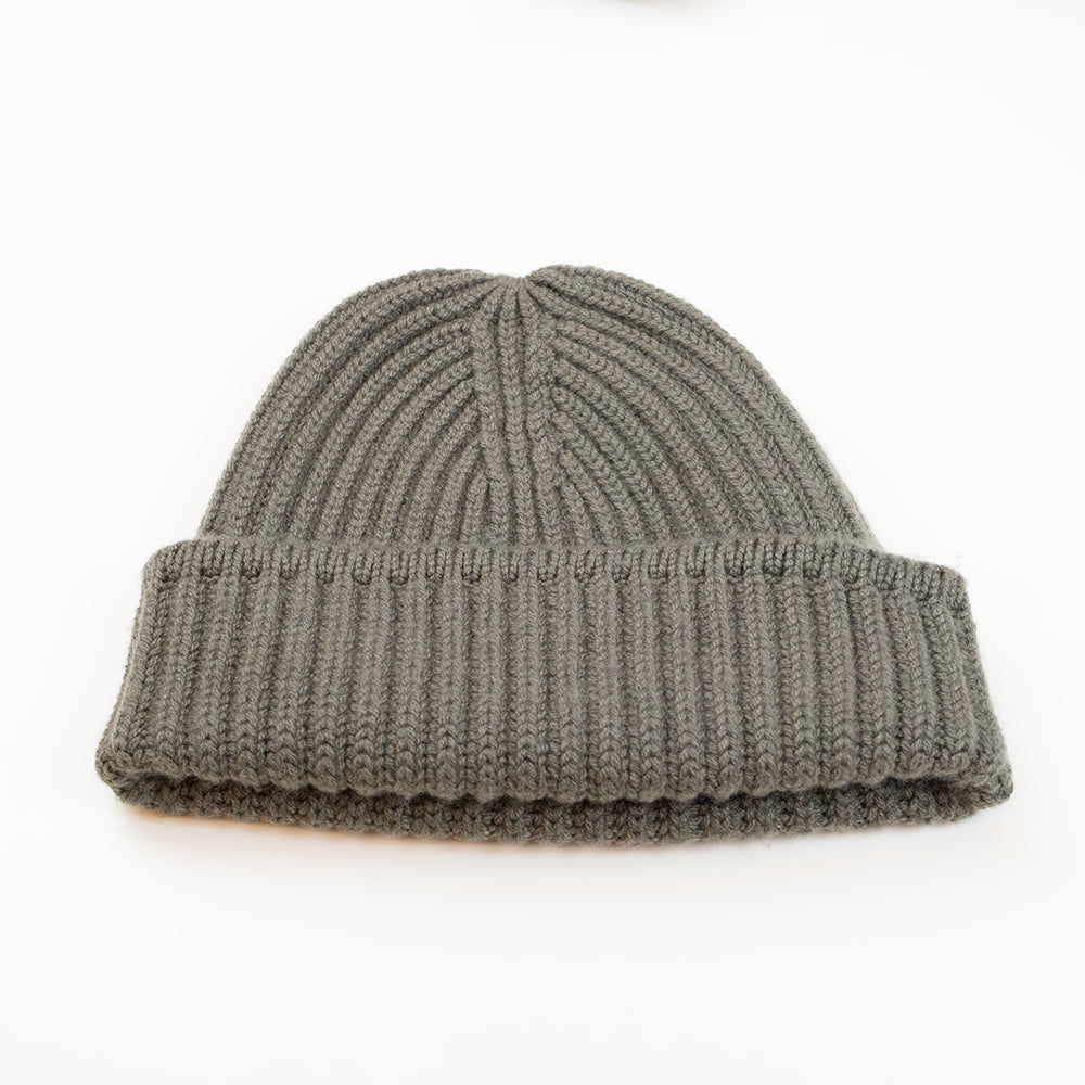 Cuffia pesante costa inglese in 100% cashmere