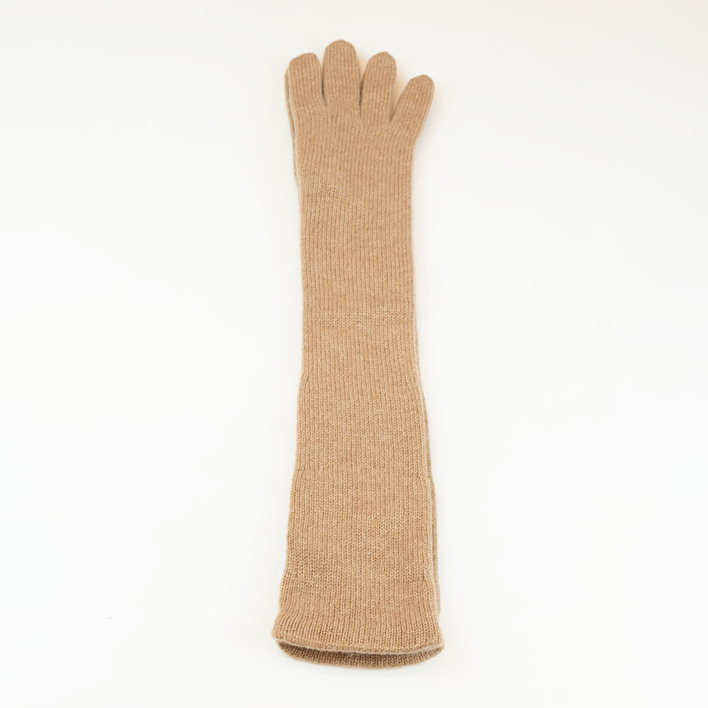 Guanto lungo in 100% cashmere