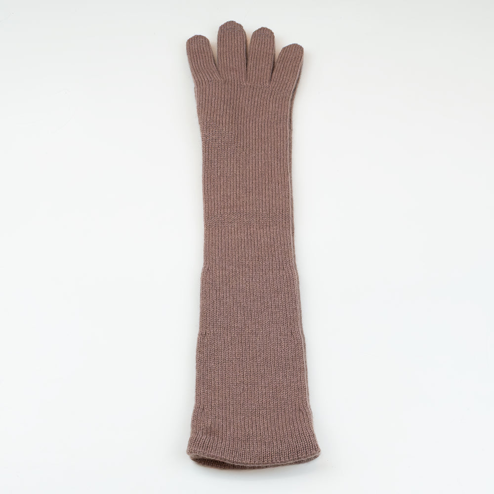 Guanto lungo in 100% cashmere