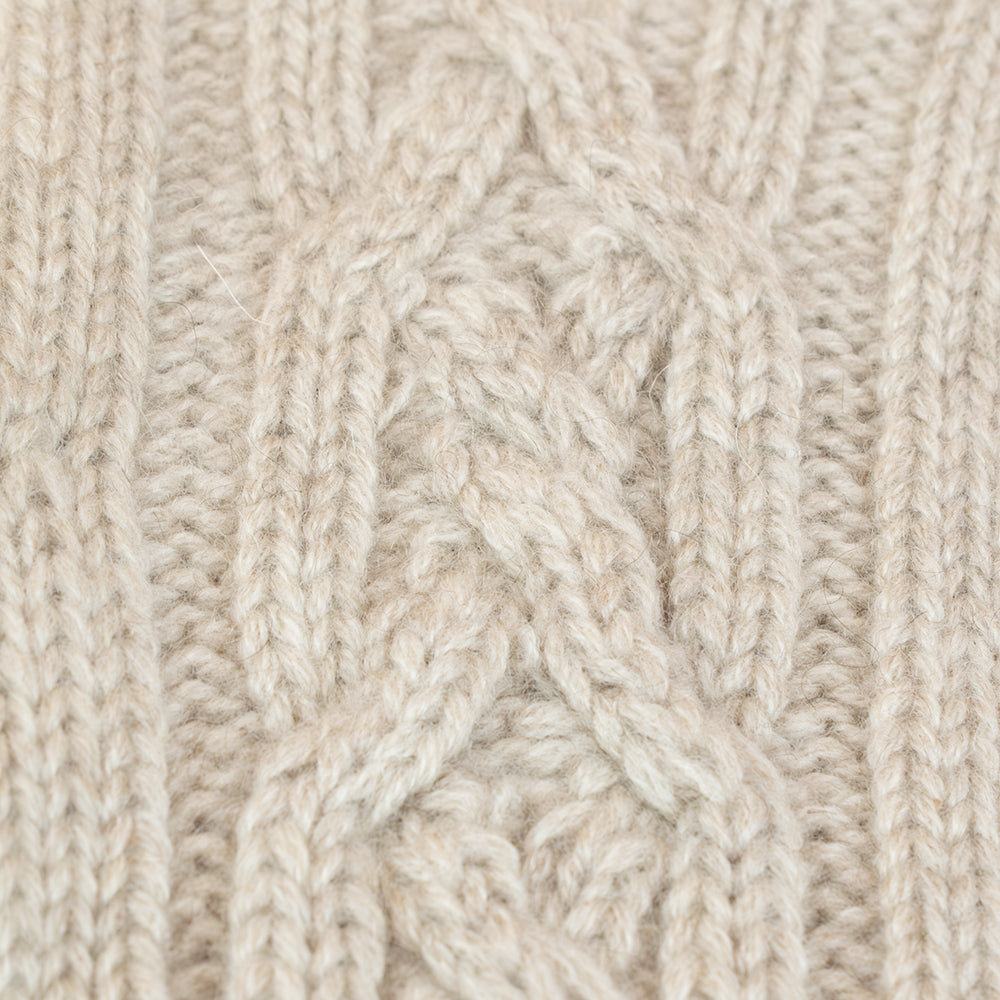Manicotto corto in 100% cashmere