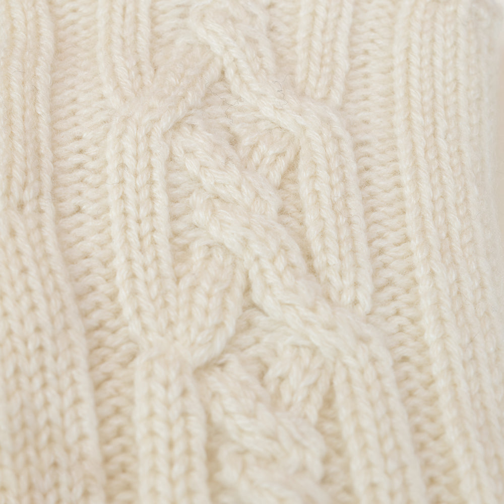 Manicotto corto in 100% cashmere