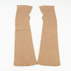 Manicotto lungo rasato in 100% cashmere