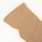 Manicotto lungo rasato in 100% cashmere