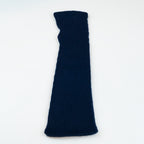 Manicotto lungo rasato in 100% cashmere