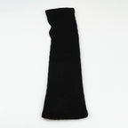 Manicotto lungo rasato in 100% cashmere