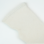 Manicotto lungo rasato in 100% cashmere