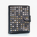 Mini studded smart wallet