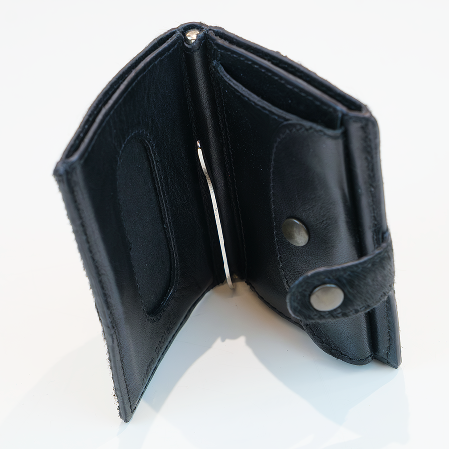 Mini studded smart wallet