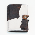 Mini cowhide smart wallet