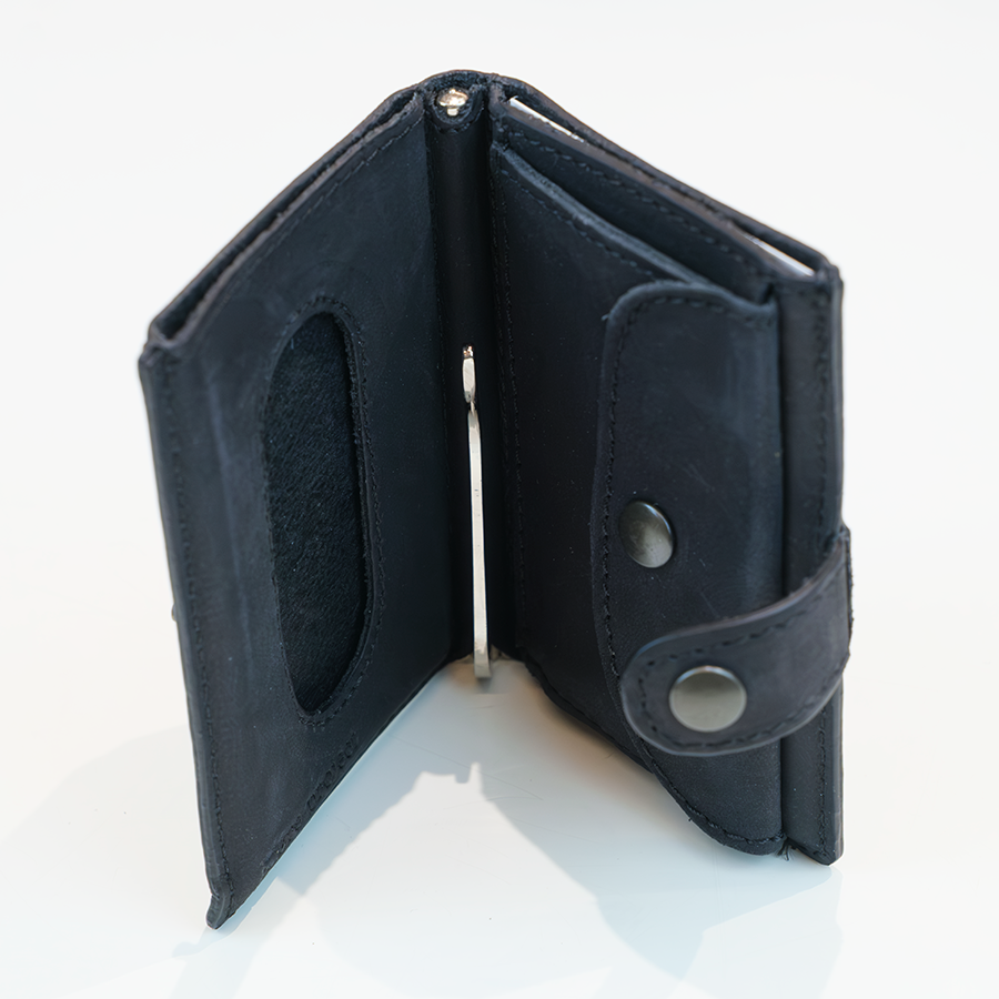 Mini woven smart wallet