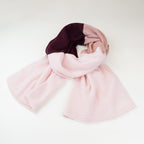 Sciarpa righe in 100% cashmere