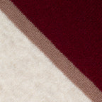 Sciarpa righine in 100% cashmere