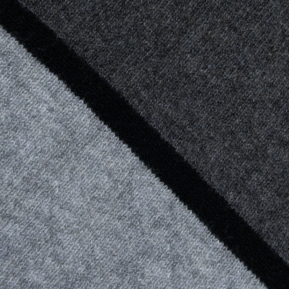 Sciarpa righine in 100% cashmere