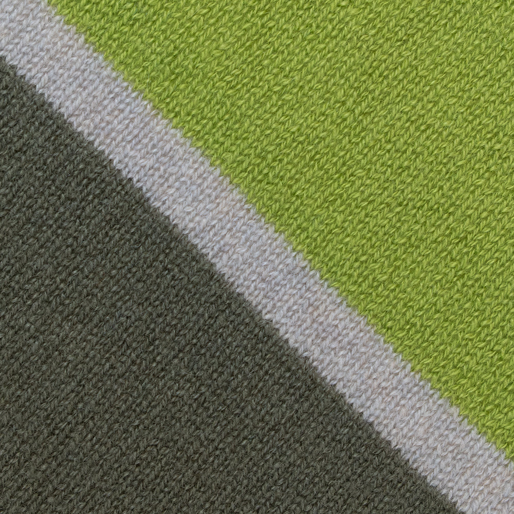 Sciarpa righine in 100% cashmere