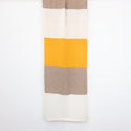 Sciarpa righe in 100% cashmere