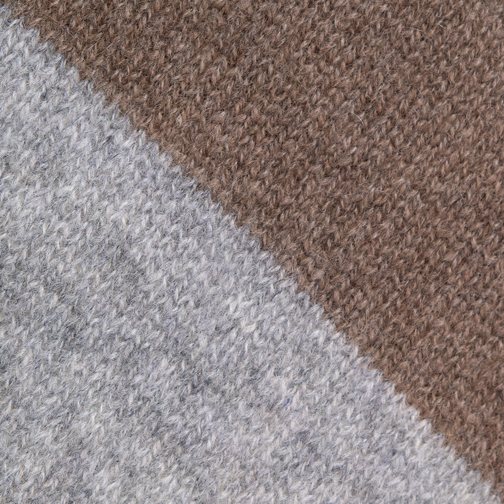 Sciarpa righe in 100% cashmere