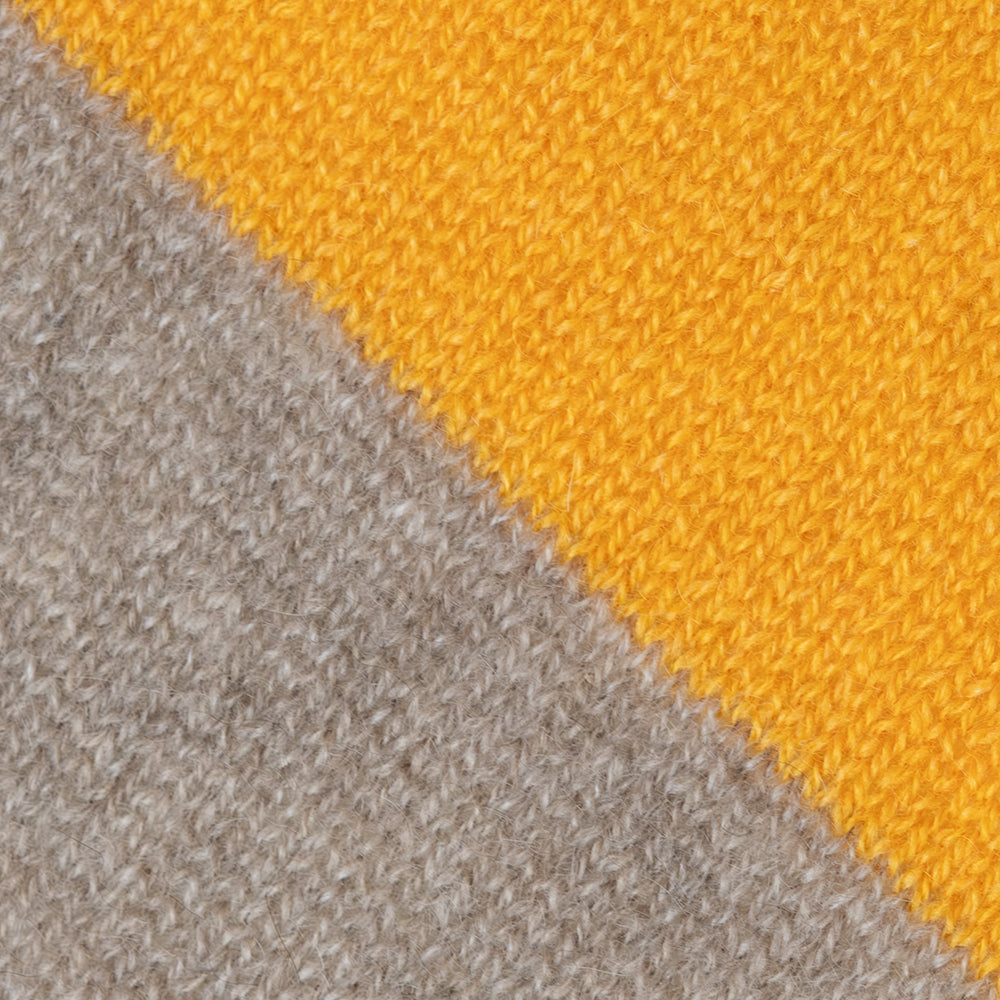 Sciarpa righe in 100% cashmere