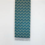 Sciarpa fluo in cashmere e seta