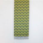 Sciarpa fluo in cashmere e seta