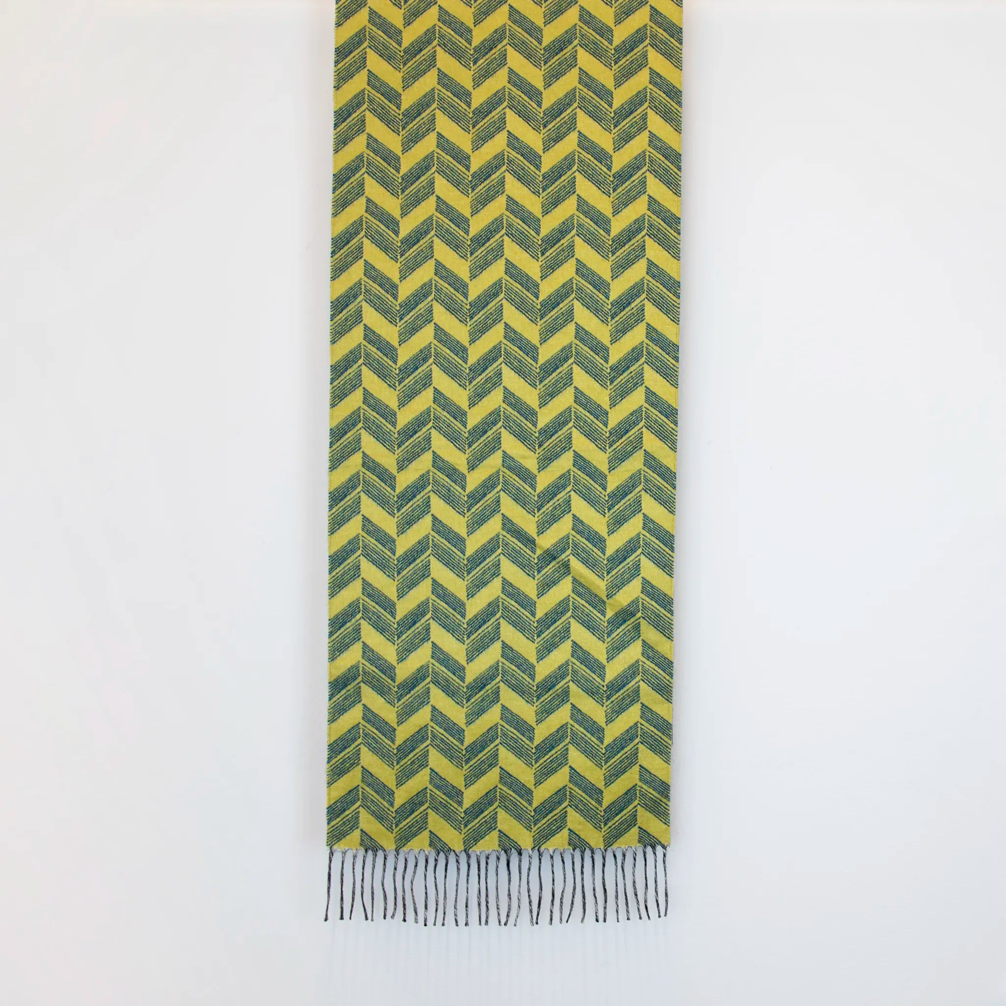 Sciarpa fluo in cashmere e seta