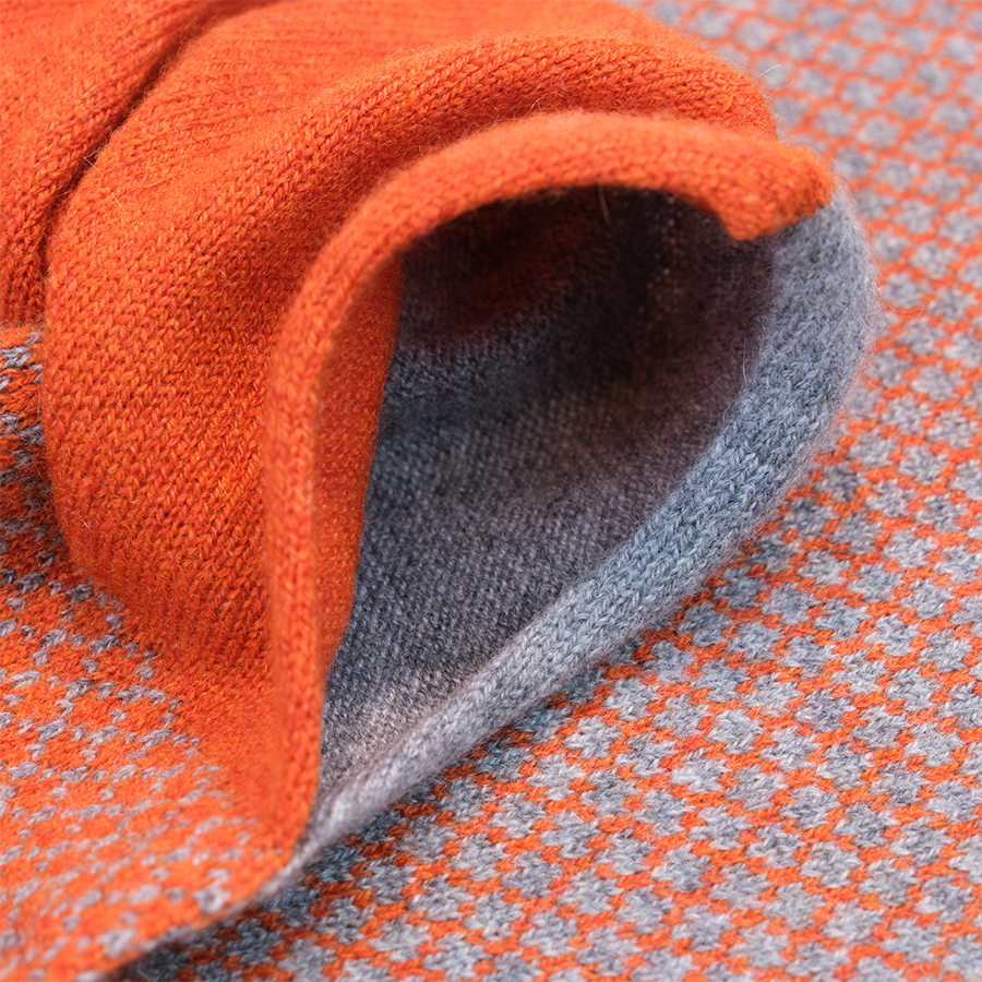 Sciarpa magica rasata 100% cashmere