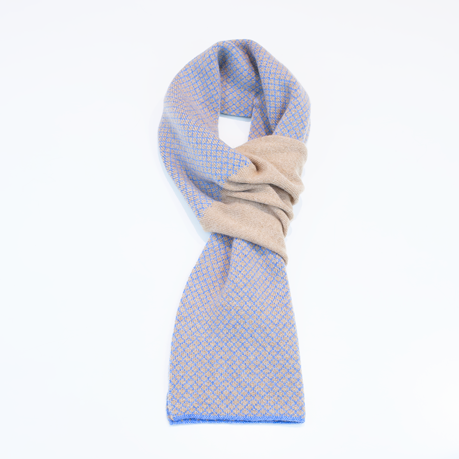 Sciarpa magica rasata 100% cashmere