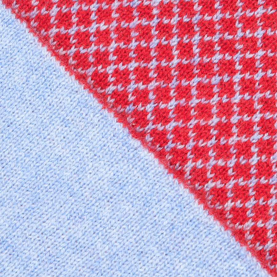 Sciarpa magica rasata 100% cashmere