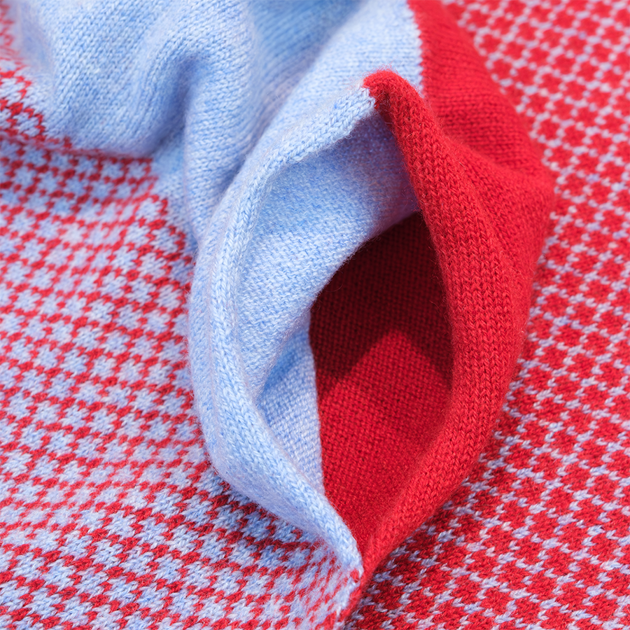 Sciarpa magica rasata 100% cashmere