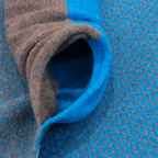 Sciarpa magica rasata 100% cashmere